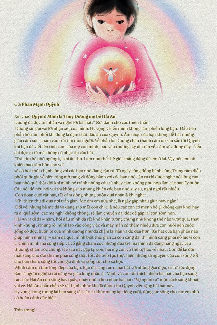 Phan Mạnh Quỳnh viết ca khúc về chuyện bé 7 tuổi hiến giác mạc trước khi mất - 2