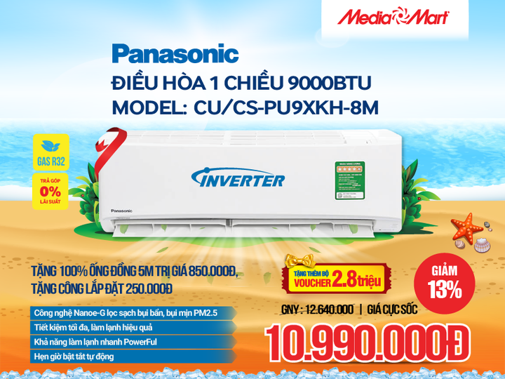 Top 5 điều hoà Panasonic bán chạy đáng mua nhất hiện nay - 1