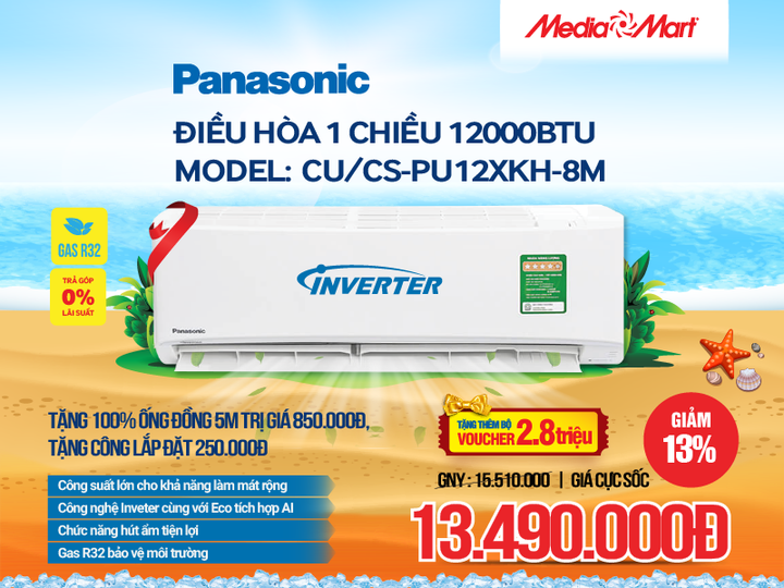 Top 5 điều hoà Panasonic bán chạy đáng mua nhất hiện nay - 2