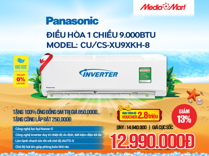 Top 5 điều hoà Panasonic bán chạy đáng mua nhất hiện nay - 3