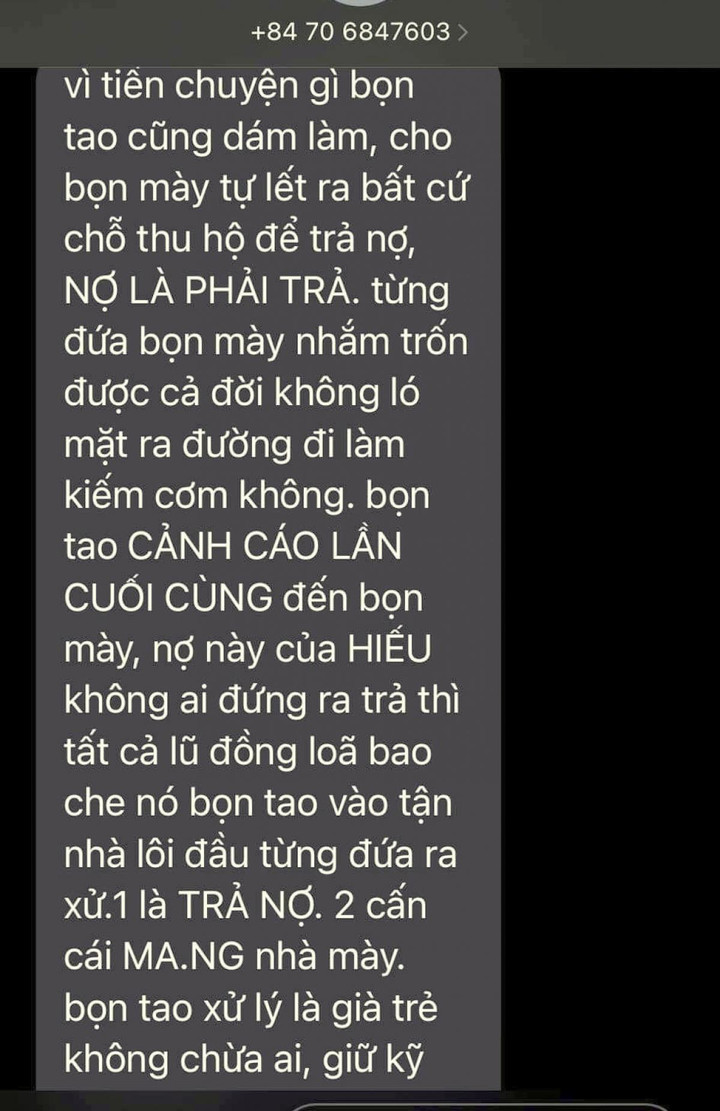 Nhiều sinh viên ở Cần Thơ bỗng dưng mắc nợ, bị đe dọa khủng bố - 3