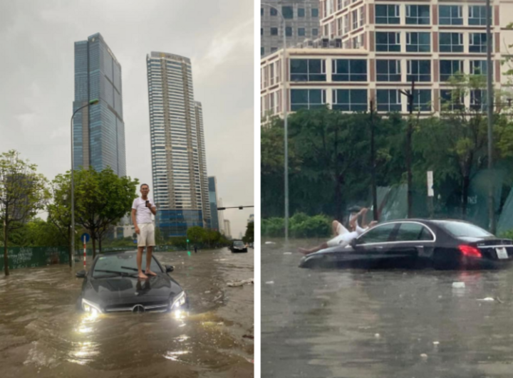 Khoảnh khắc lạc quan đầy hài hước trong những ngày mưa ngập lối về - 6