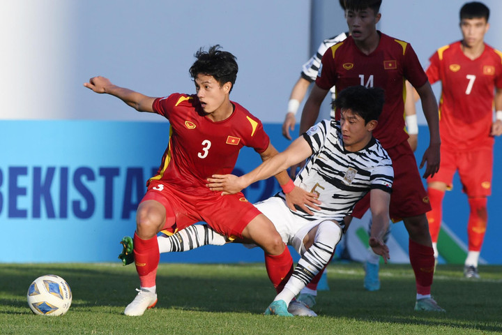 Trực tiếp bóng đá U23 Việt Nam 1-1 U23 Hàn Quốc: Siêu phẩm của Tiến Long - 1