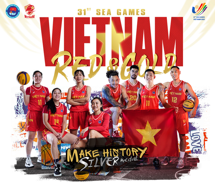 Những dấu mốc ấn tượng của Bóng rổ Việt Nam tại SEA Games 31 - 2
