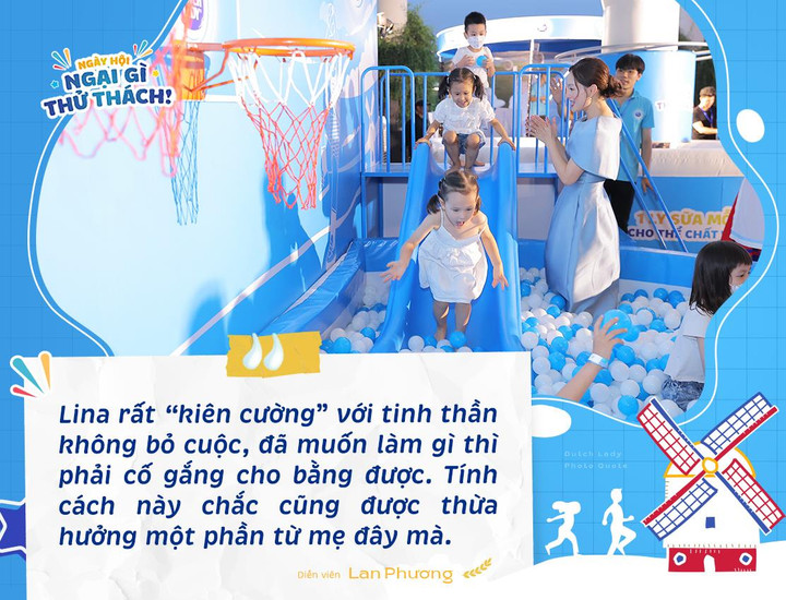 Diễn viên Lan Phương cùng con vượt thử thách tại Aeon Long Biên, Hà Nội - 2