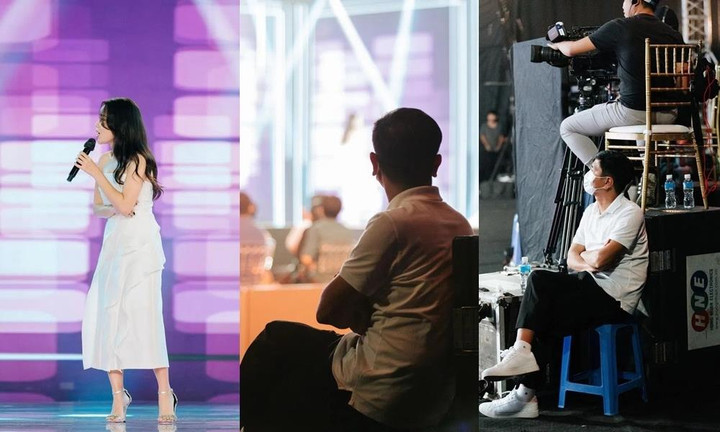 Ngọt ngào khoảnh khắc những quý ông Vbiz say mê ngắm nhìn nửa kia trên sân khấu - 4