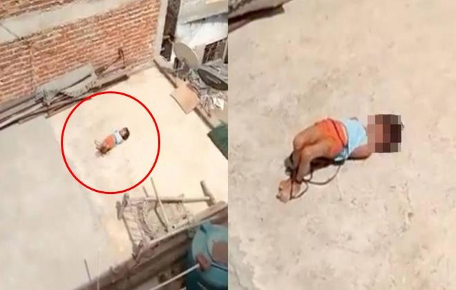 Người mẹ tàn nhẫn trói con gái nhỏ, bắt nằm phơi dưới cái nắng thiêu đốt - 1