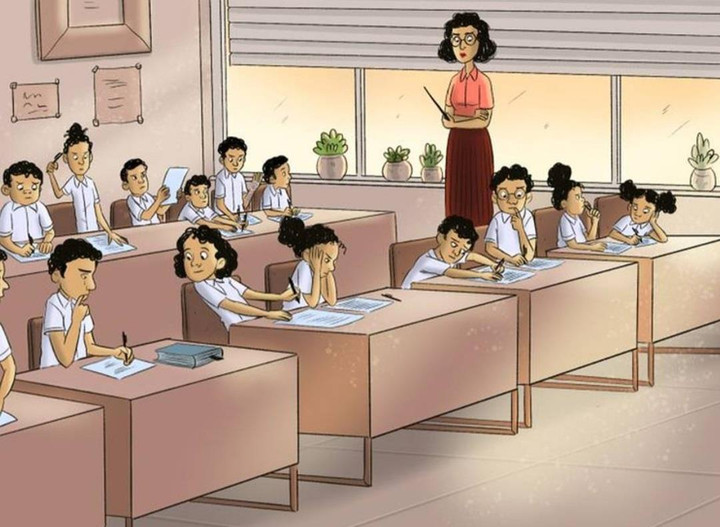 Đố bạn học sinh nào đang gian lận? - 1