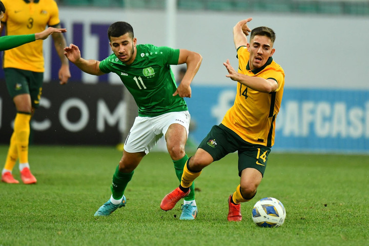 Trực tiếp bóng đá U23 Australia vs U23 Turkmenistan tứ kết U23 châu Á 2022 - 3