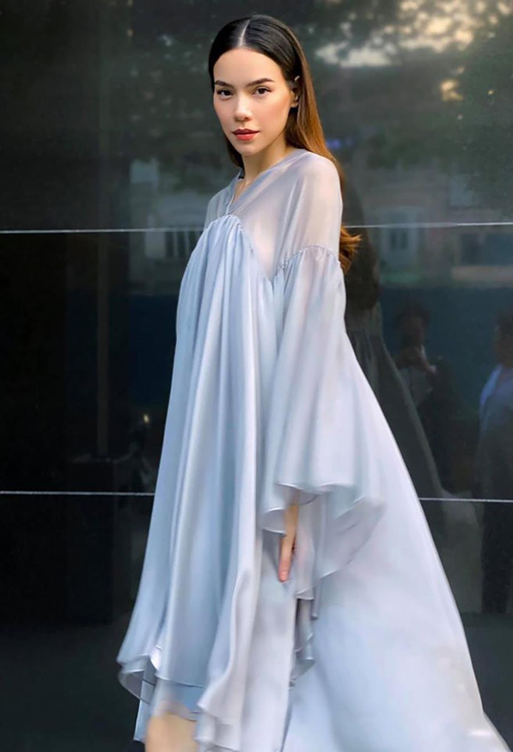 Muôn kiểu giấu bụng bầu tài tình của sao Việt - 8