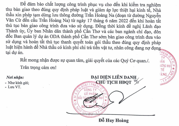Cần Thơ: Doanh nghiệp đòi 'đóng' tuyến đường gần 200 tỷ sau hơn 1 năm thông xe - 2