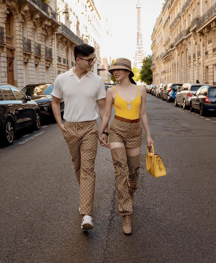 Sao Việt 16/6: Lệ Quyên cùng tình trẻ diện đồ hiệu, tình tứ trên đường phố Pháp - 1