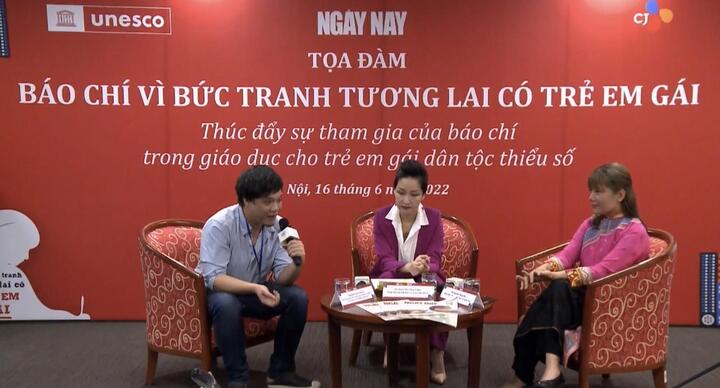 Tọa đàm 'Báo chí vì bức tranh tương lai có trẻ em gái' - 1