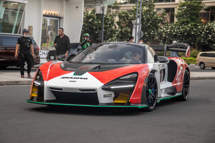 Ảnh: Chiếc McLaren Senna thứ hai tại Việt Nam lần đầu lăn bánh trên phố - 3