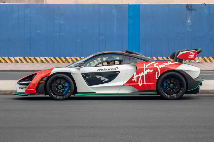 Ảnh: Chiếc McLaren Senna thứ hai tại Việt Nam lần đầu lăn bánh trên phố - 4