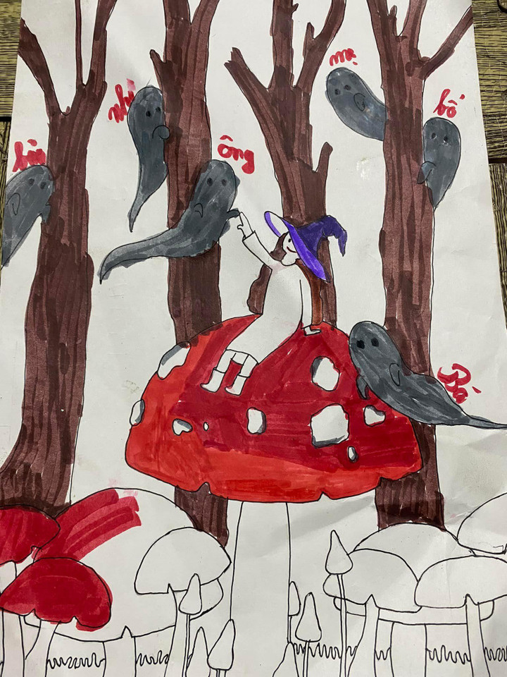 Những bức vẽ thể hiện tình cảm của hội trẻ con nhưng sao trông có vẻ lạ lắm - 1