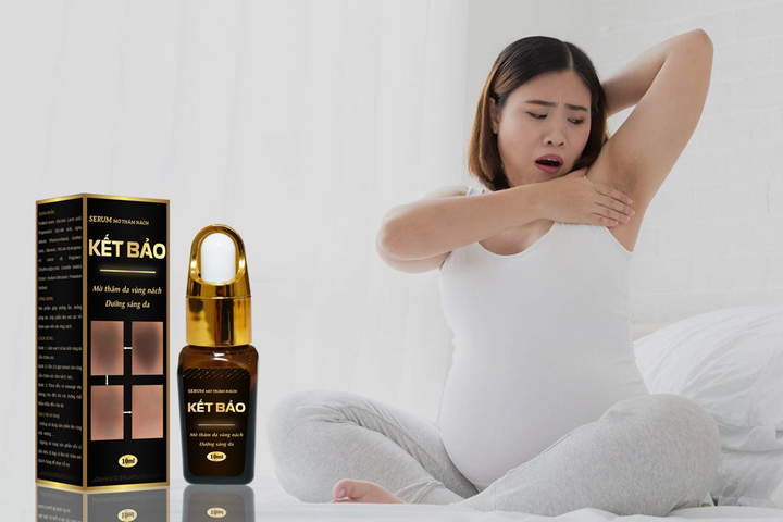 Serum mờ thâm nách Kết Bảo: Làm mờ thâm vùng da dưới cánh tay ở phụ nữ sau sinh - 1