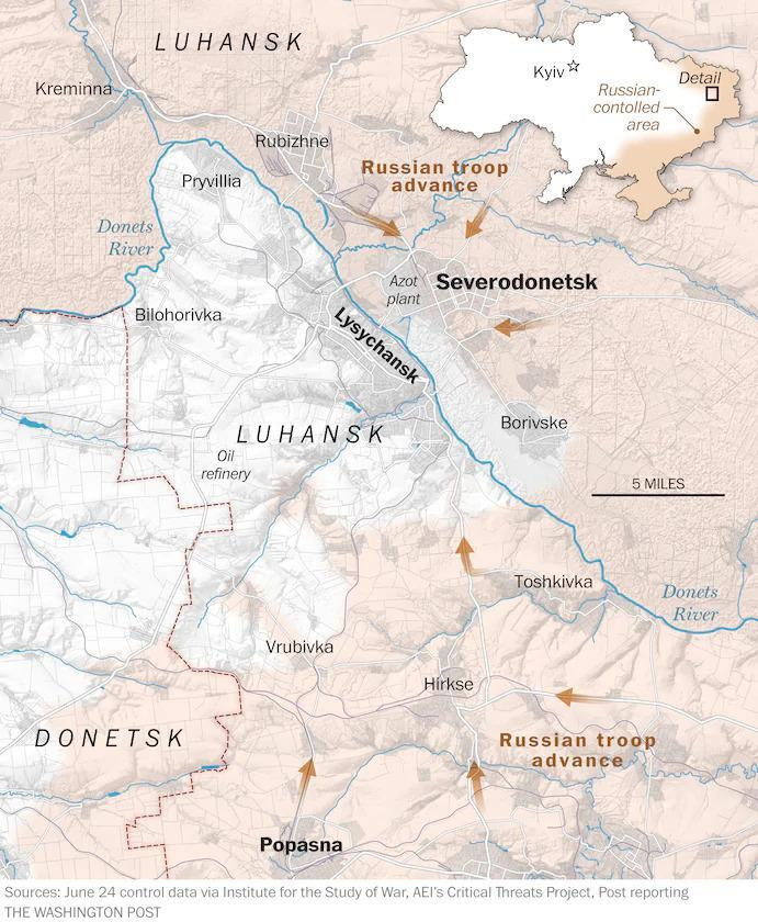 Thị trưởng Severodonetsk xác nhận Nga kiểm soát hoàn toàn thành phố - 2
