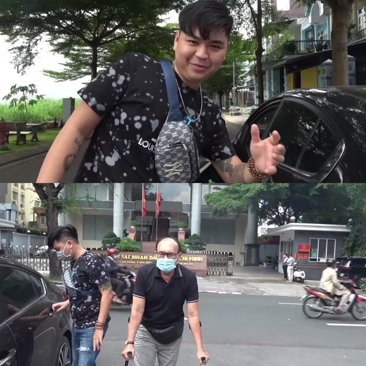 Danh hài Duy Phương gặp tai nạn giao thông phải chống nạng để di chuyển - 3