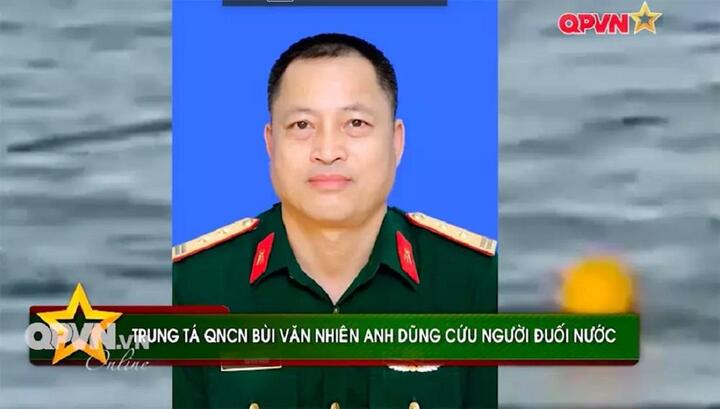 Trung tá quân đội qua đời khi cứu trẻ đuối nước - 1