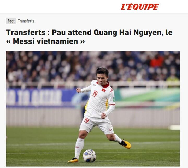 Báo Pháp tiết lộ CLB mới của Quang Hải - 1