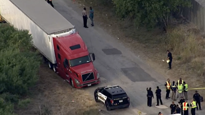 Hiện trường vụ 46 thi thể di dân trong xe tải ở Mỹ - 4