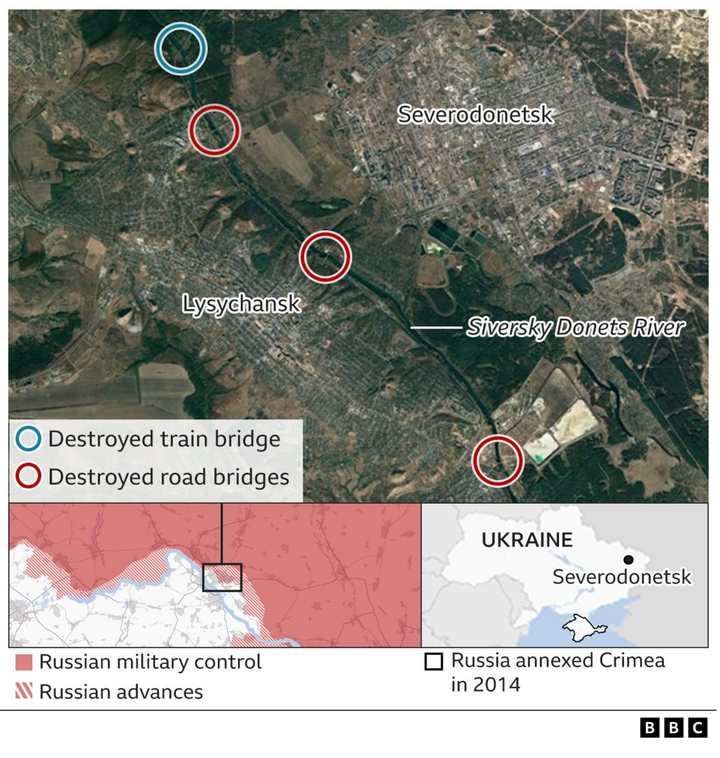Mọi cây cầu đều bị phá, lực lượng Ukraine rút khỏi Severodonetsk thế nào? - 2