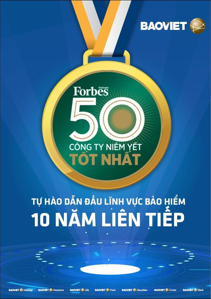 Bảo Việt 10 năm liên tiếp lọt danh sách 50 công ty niêm yết tốt nhất - 1