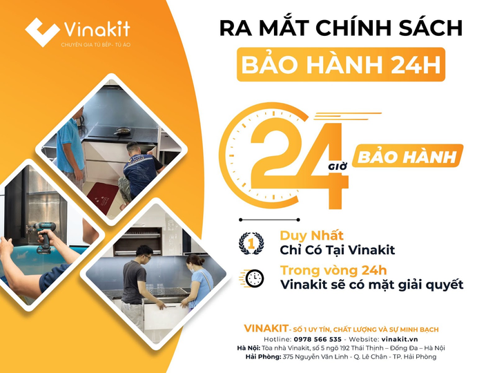 Nội thất Vinakit tiên phong thực hiện chính sách 'Bảo hành 24h' - 1