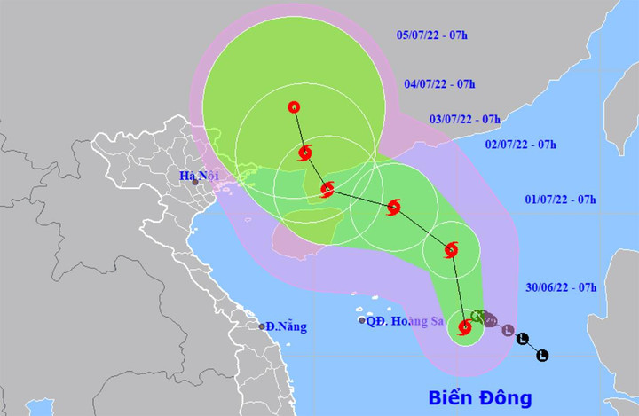 Bão số 1 giật cấp 10 hình thành trên Biển Đông - 1