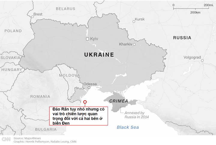 Ukraine chưa có kế hoạch triển khai quân lên đảo Rắn - 2