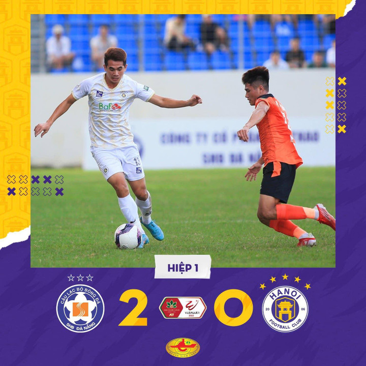 Trực tiếp SHB Đà Nẵng 2-1 Hà Nội FC: Văn Quyết ghi bàn - 2