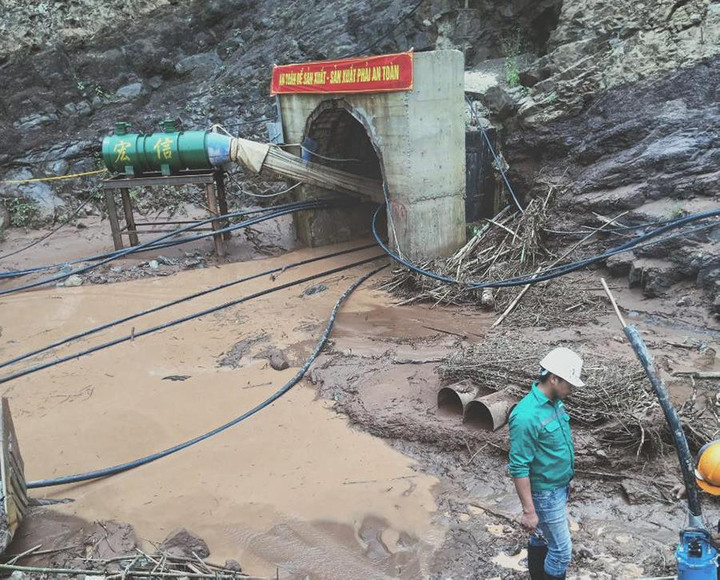 Điện Biên: Đang thi công hầm thuỷ điện, 4 công nhân bị lũ cuốn - 1