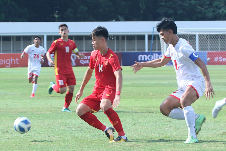 Trực tiếp bóng đá U19 Việt Nam 4-1 U19 Philippines: Quốc Việt lập cú đúp - 1