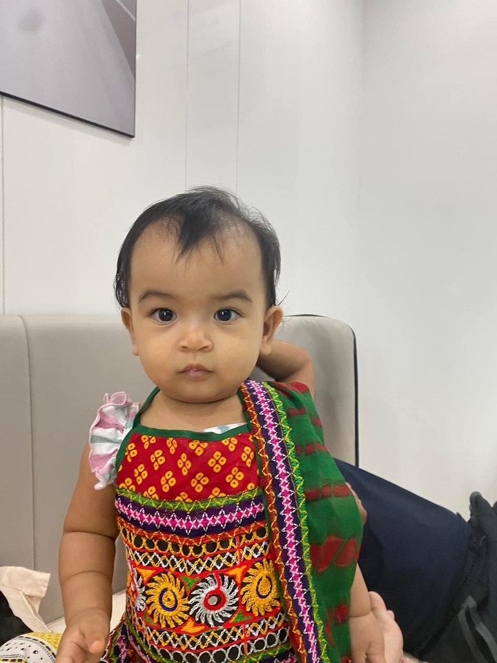 Con gái ca sĩ Võ Hạ Trâm xinh như công chúa trong trang phục Ấn Độ - 2