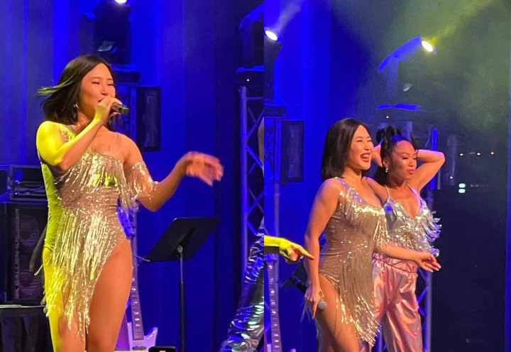 Thời trang đi diễn 'nhức mắt' của Hương Tràm từ khi sang Mỹ - 1