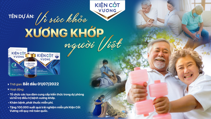 Tặng 100.000 thực phẩm bảo vệ sức khỏe Kiện Cốt Vương cho người bệnh xương khớp - 1