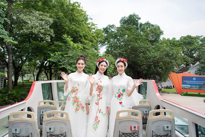 Đỗ Mỹ Linh đẹp thướt tha bên Ngọc Hân, Đỗ Hà - 3