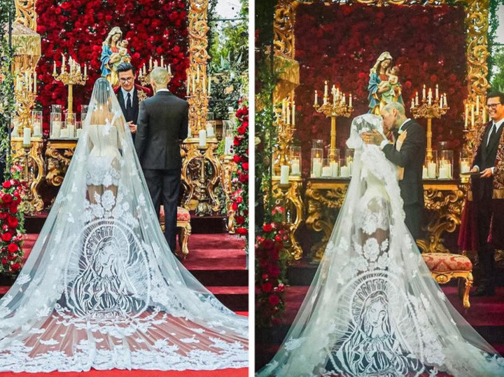 Hình ảnh đám cưới các sao đẹp mộng mơ như phim cổ tích Disney - 2