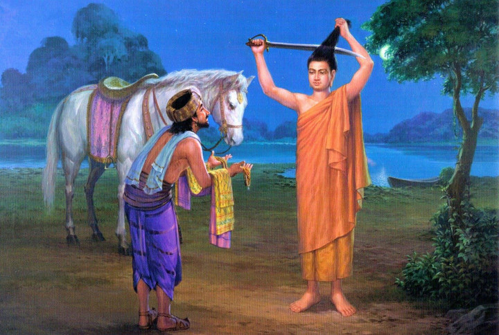 Vì sao Đức Phật để tóc trong khi mọi tăng ni đều cạo đầu? - 1