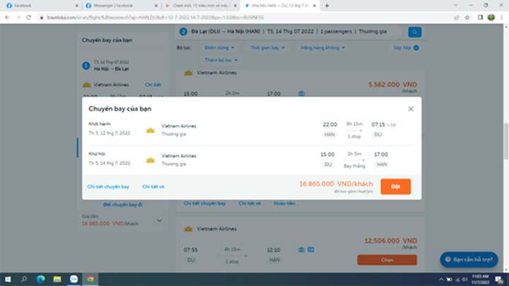 Phát hoảng với vé bay Đà Lạt giá cao ngất hơn 16 triệu đồng - 1