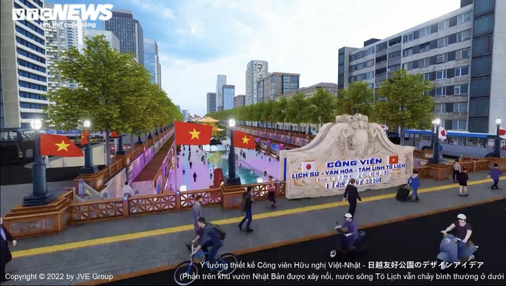 Ảnh: Mô phỏng 3D tuyệt đẹp của Công viên lịch sử - văn hóa - tâm linh Tô Lịch - 1