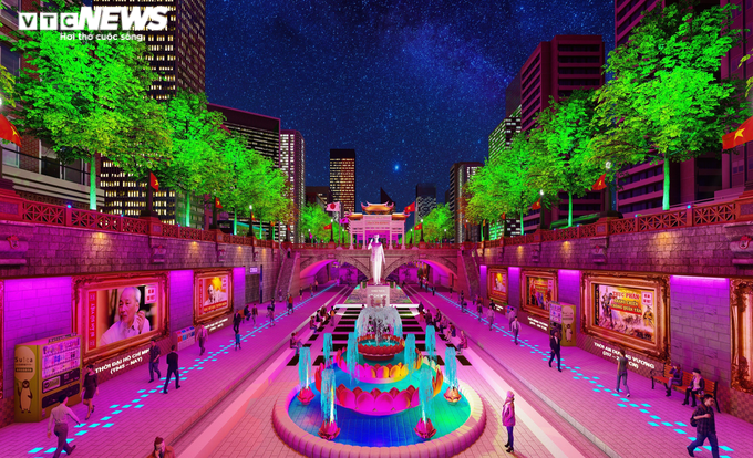 Ảnh: Mô phỏng 3D tuyệt đẹp của Công viên lịch sử - văn hóa - tâm linh Tô Lịch - 3