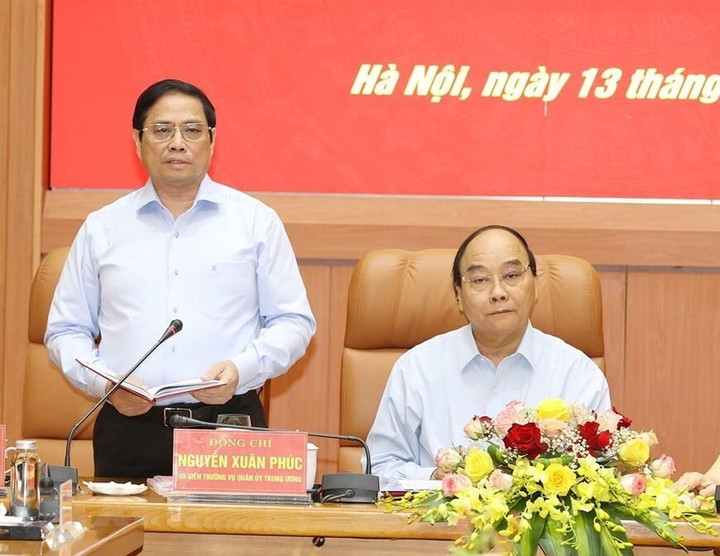 Ảnh: Tổng Bí thư chủ trì Hội nghị Quân ủy Trung ương - 11