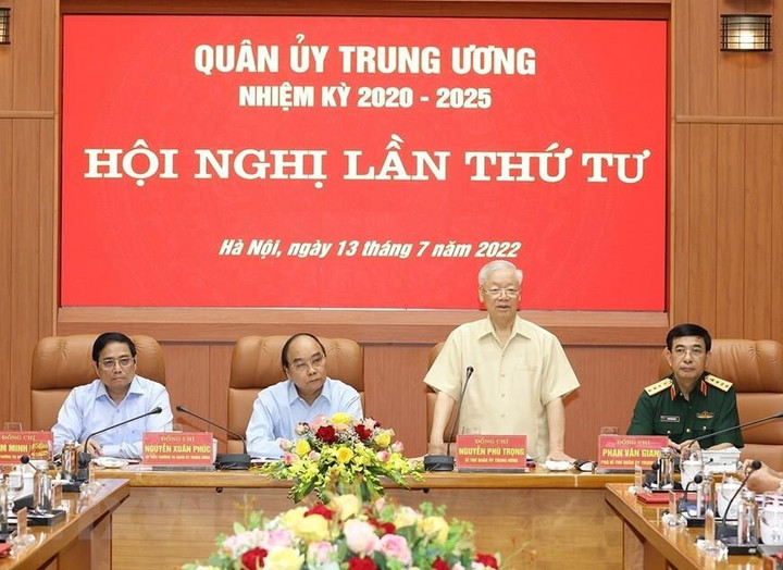 Ảnh: Tổng Bí thư chủ trì Hội nghị Quân ủy Trung ương - 8