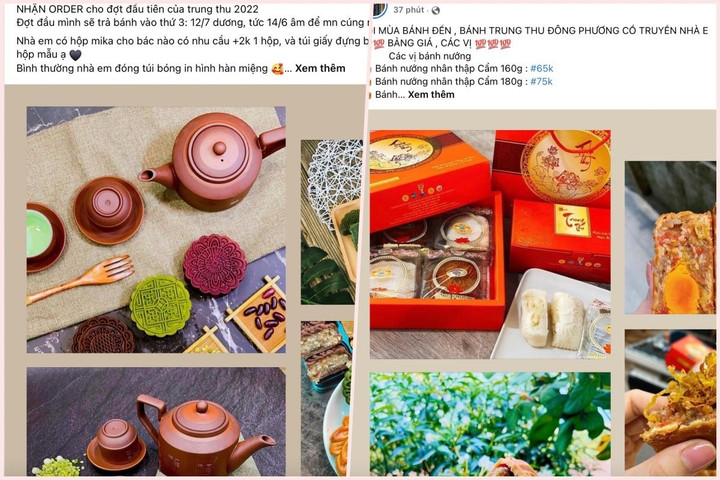 Chưa đến Rằm Tháng Tám, bánh trung thu đã ngập tràn chợ mạng - 1