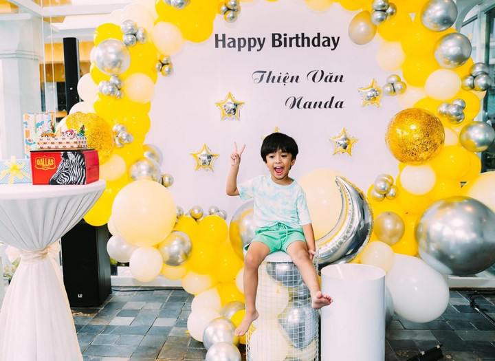 Diễn viên Nguyệt Ánh tự tay tổ chức tiệc sinh nhật tròn 4 tuổi cho con trai - 4