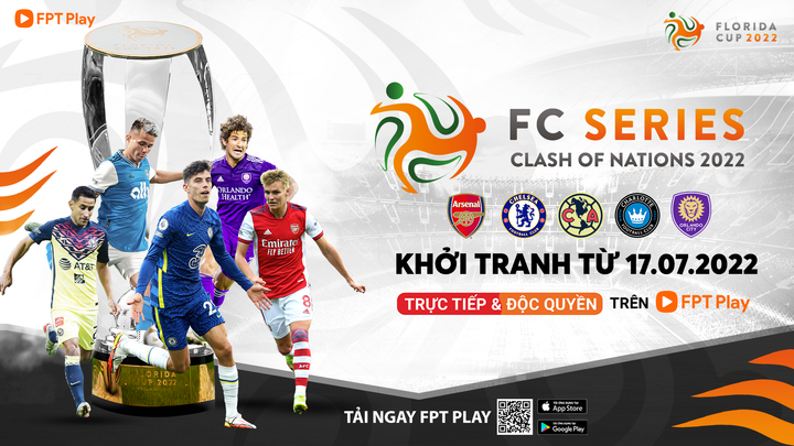 FPT Play độc quyền phát sóng trực tiếp Florida Cup 2022 - 2
