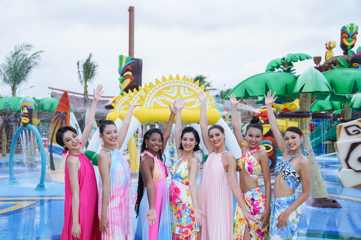 Các hoa hậu khám phá đại lộ shophouse NovaWorld Ho Tram - 7