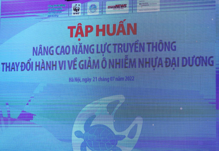 Chùm ảnh chương trình tập huấn về truyền thông giảm ô nhiễm nhựa đại dương 2022 - 13